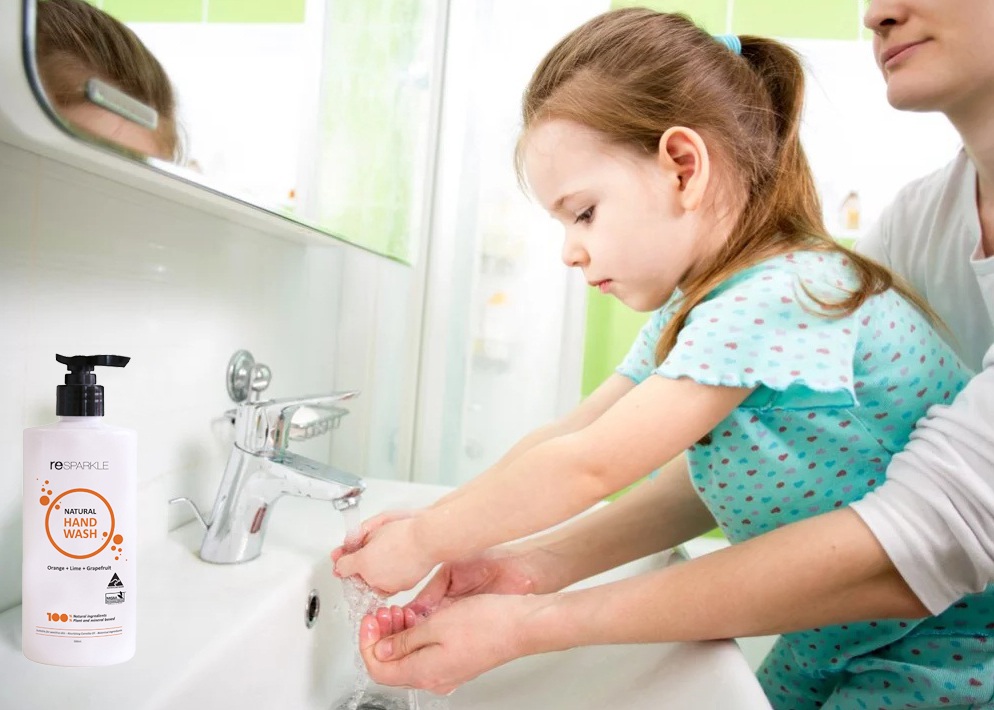 nước rửa tay hữu cơ resparkle 1